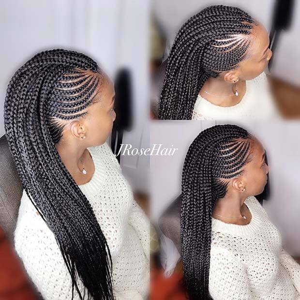 26 Mohawk Braids Styles Ponytails That Will Attract Your