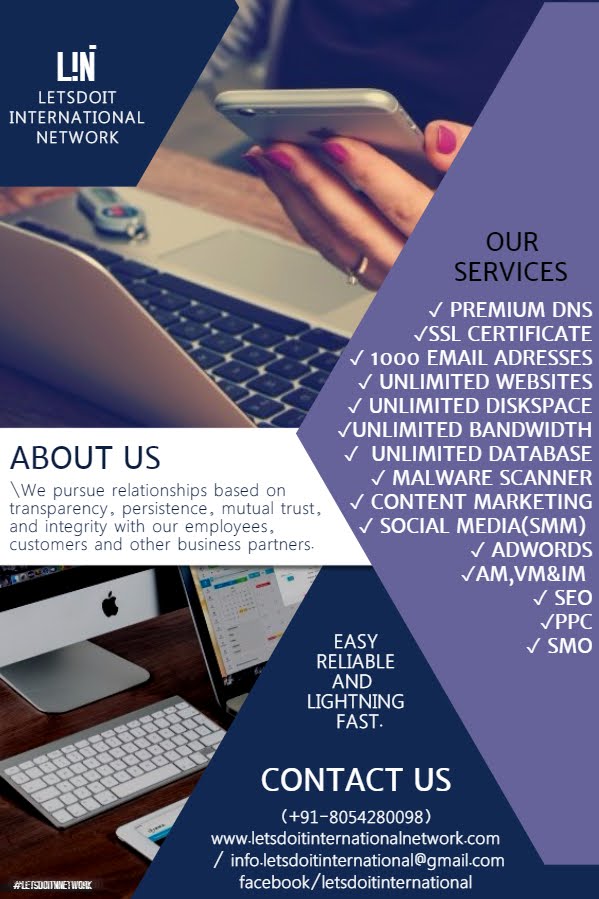 All kinds of web Services available