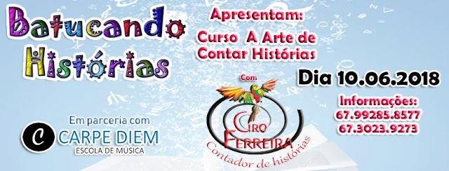 A ARTE DE CONTAR HISTORIAS- curso com Ciro Ferreira