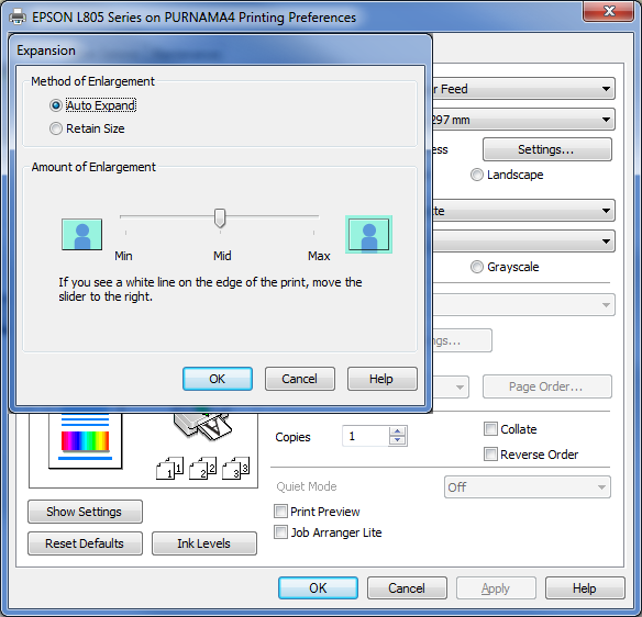 Epson l805 программа. Epson l805 программа