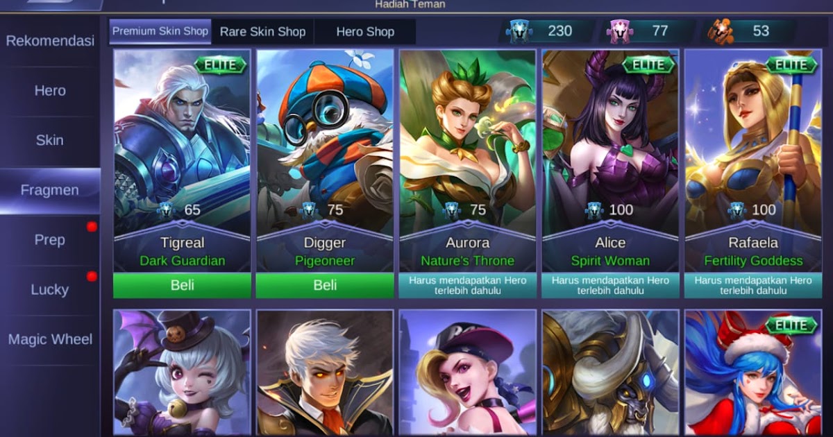 5 Mendapatkan Hero Skin Dan Diamond Secara Gratis Dan Mudah Pulti Opok