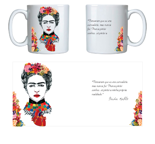 Caneca Personalizada Frida Caneca Personalizada Frida