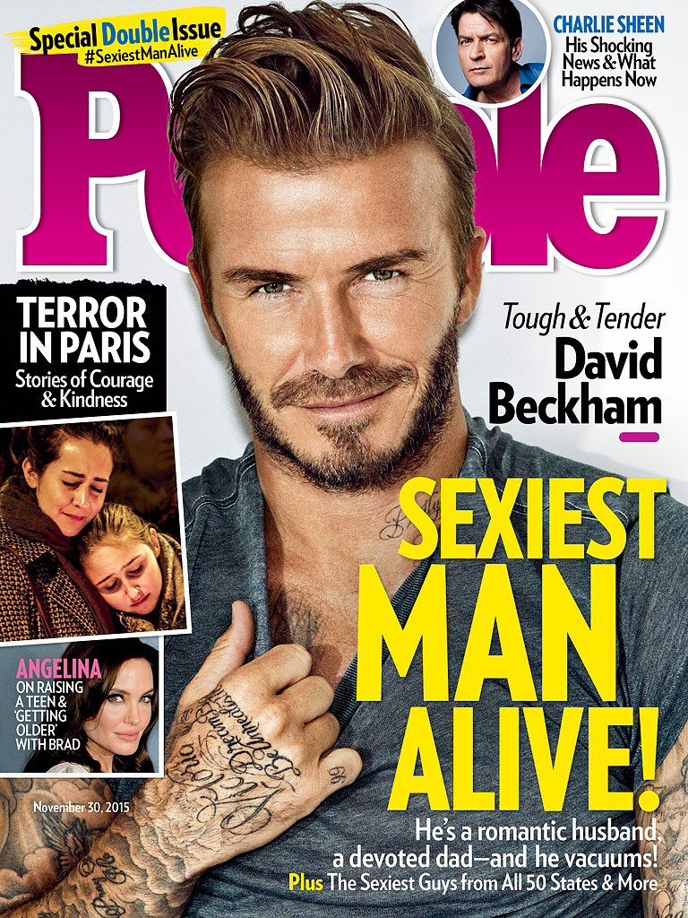David Beckham Selected As Peoples Sexiest Man Alive Of 2015