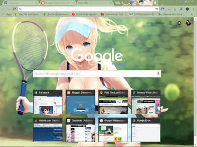 Anime Google Chrome Themes