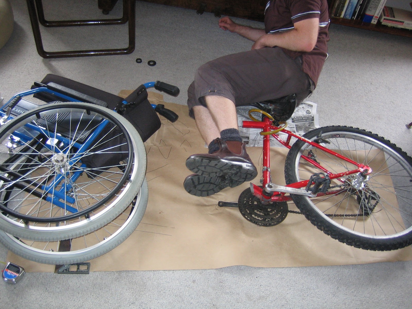 theScarletManuka Wheelchair Bike Build Notes