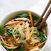 Japchae (Chap Chae) Korean Noodle Glass