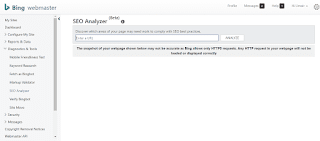 Bing Webmaster Tool Free SEO Tools