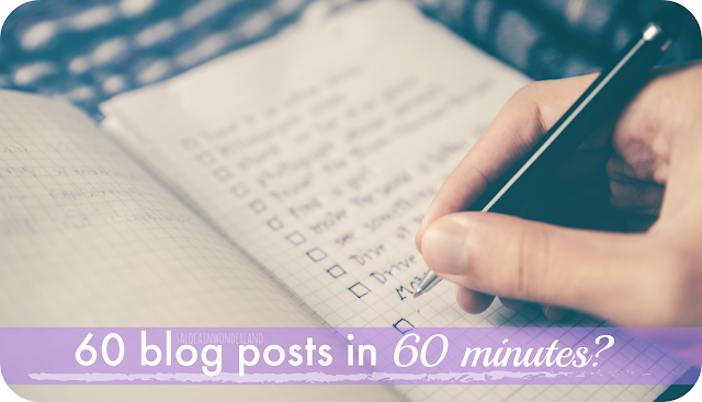 create a years worth of blog content in under an hour! #blogging #bloggingtips #blogginghelp
