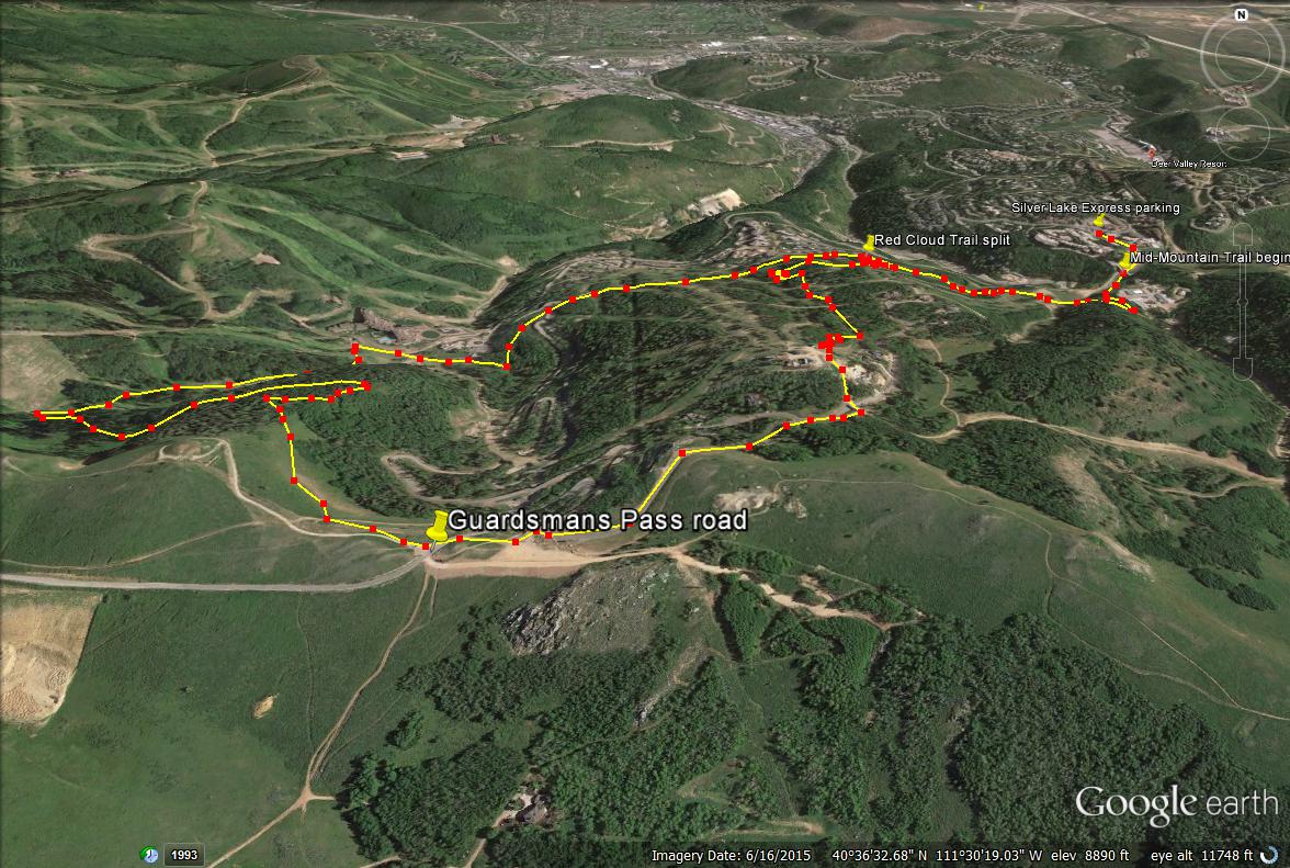 Hiking the Red Cloud Trail, Deer Valley Ski Resort Girl on a Hike