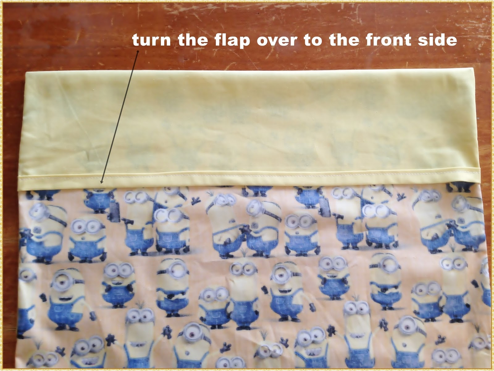 Heart of Mary How to make a pillowcase with an inner flap