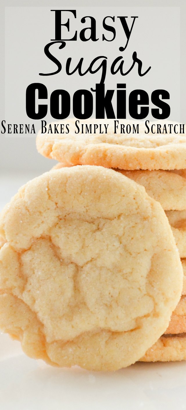 Soft Chewy Sugar Cookie Recipe 