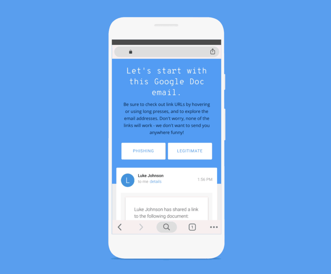 This new tool by Google will help you test your ability to identify phishing emails