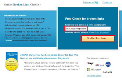 Cara Mengecek Broken Link atau 404 Not Found pada Blog Cara Mengecek Broken Link atau 404 Not Found pada Blog