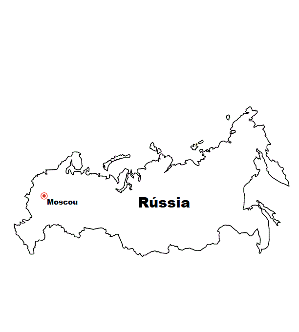 Карта россии с городами распечатать на а4 черно белая