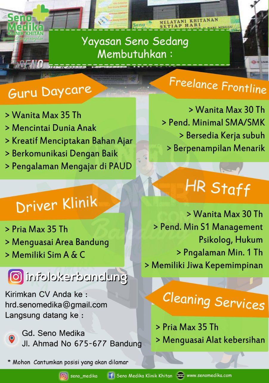 Lowongan Kerja Yayasan Seno ( Seno Medika Klinik Khitan