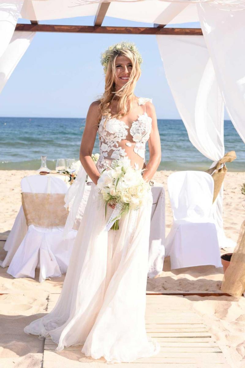 Imagens de vestido de noiva para casamento na praia