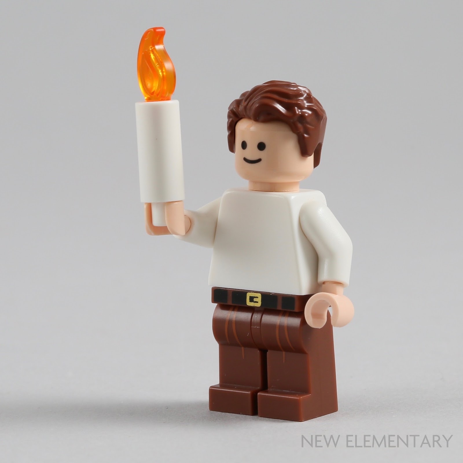 MINIFIGURE FIRE CASTLE ACCESSORY LEGO HOGWARTS CANDLE & FLAME PART X4 