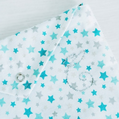 pochette enveloppe avec initiale brodée