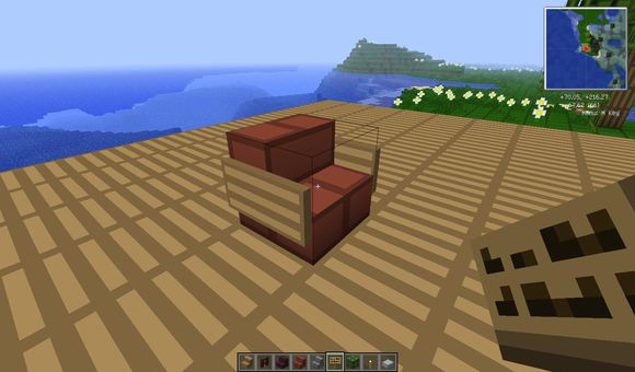 當個創世神 Minecraft 椅子 沙發與燈具 壁爐裝修圖文教學 娛樂計程車