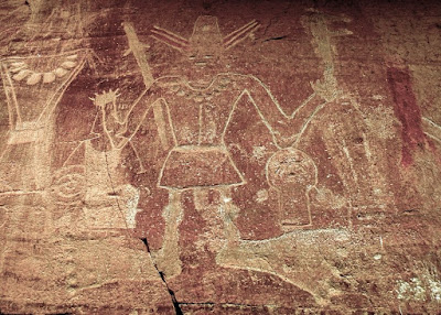 petroglyphs petroglyph portraying strangest imposing cruel