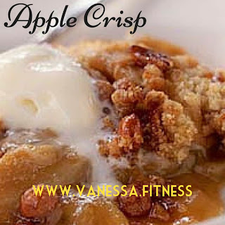 vanessa.fitness ,apple crisp, clean eating, 21 Day Fix, healthy dessert, apples, autumn calabrese, vanessa mclaughlin