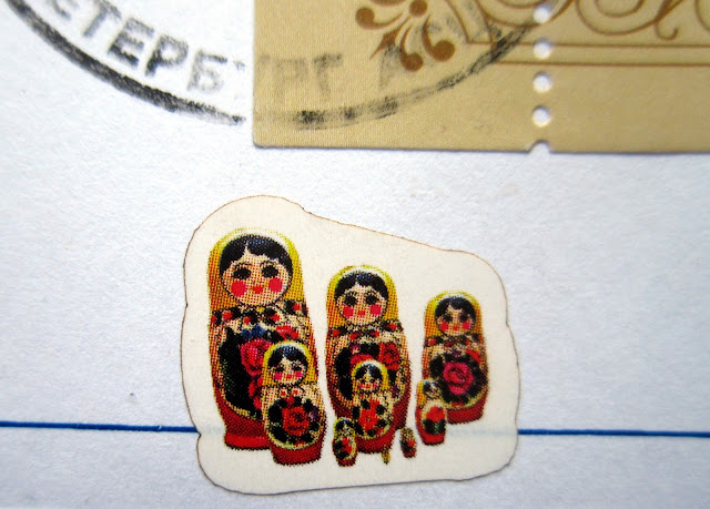 russian doll sticker