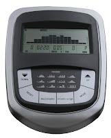 Body Champ BRM3671 console, with LCD display, 20 programs, displays time, speed, distance, heart-rate, calories