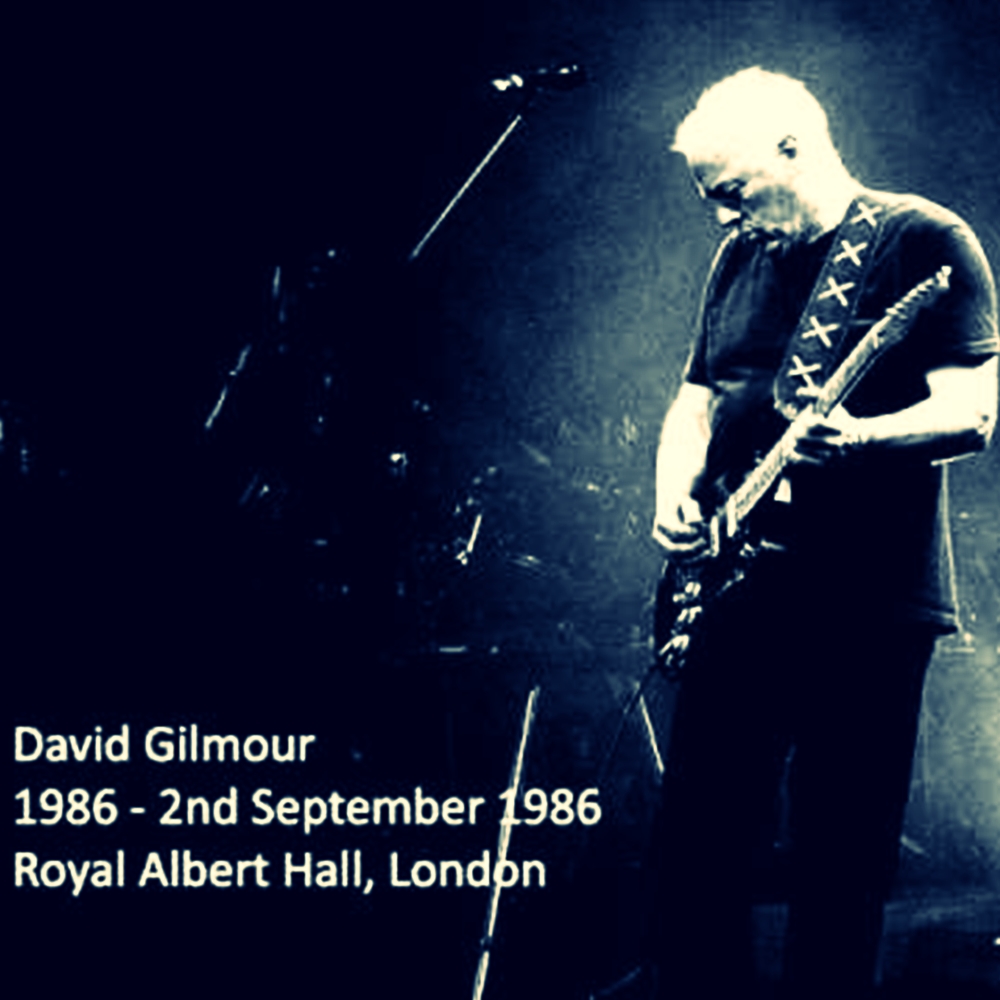 PINK FLOYD David Gilmour Live At Royal Albert Hall 2/9/86