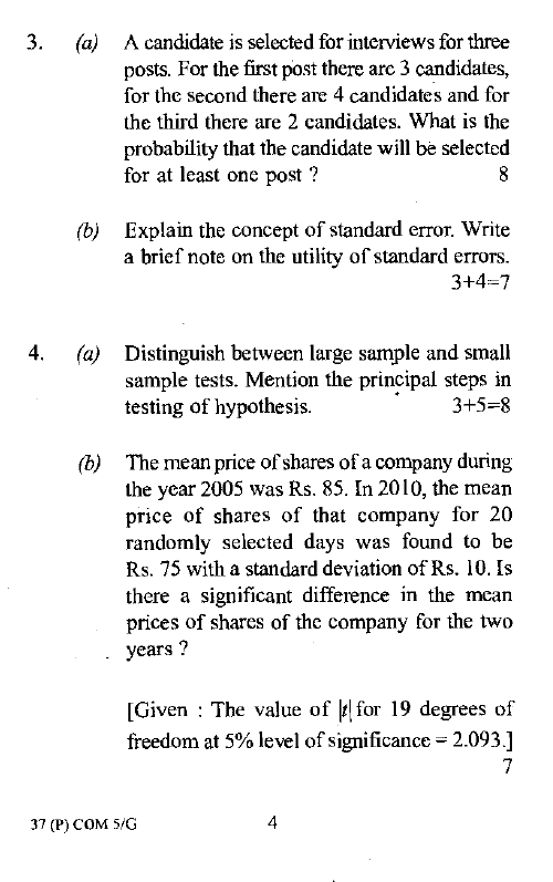 Quantitative and research methods in business question paper madras university image