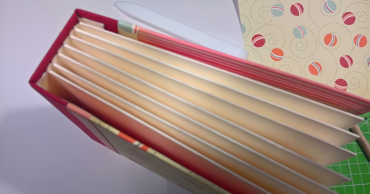 Jutta's PaperBlog Hidden hinge binding