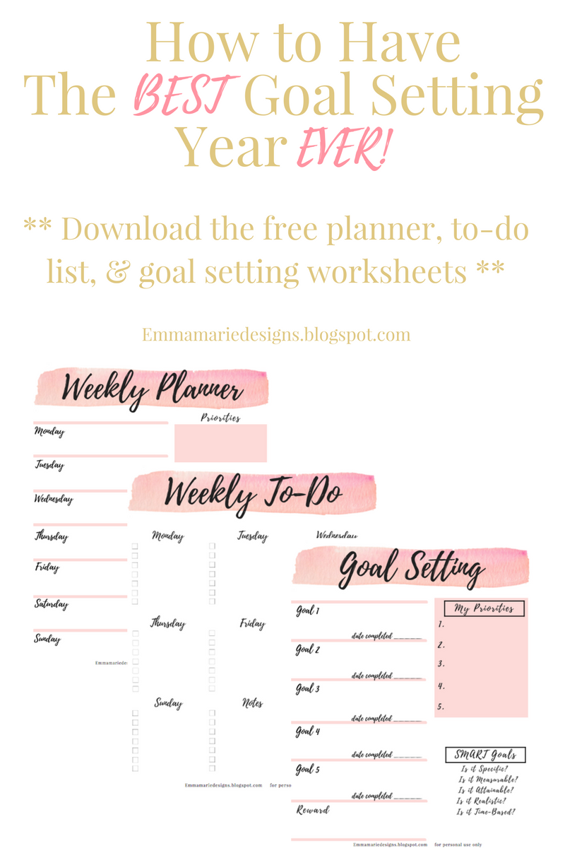 Having The Best Goal Setting Year Ever With Smart Goals