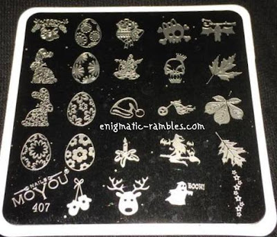 Review MoYou 407 easter style stamping plate Review-MoYou-407-easter-style-stamping-plate