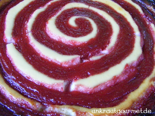 Kornelkirschen-Käsekuchen