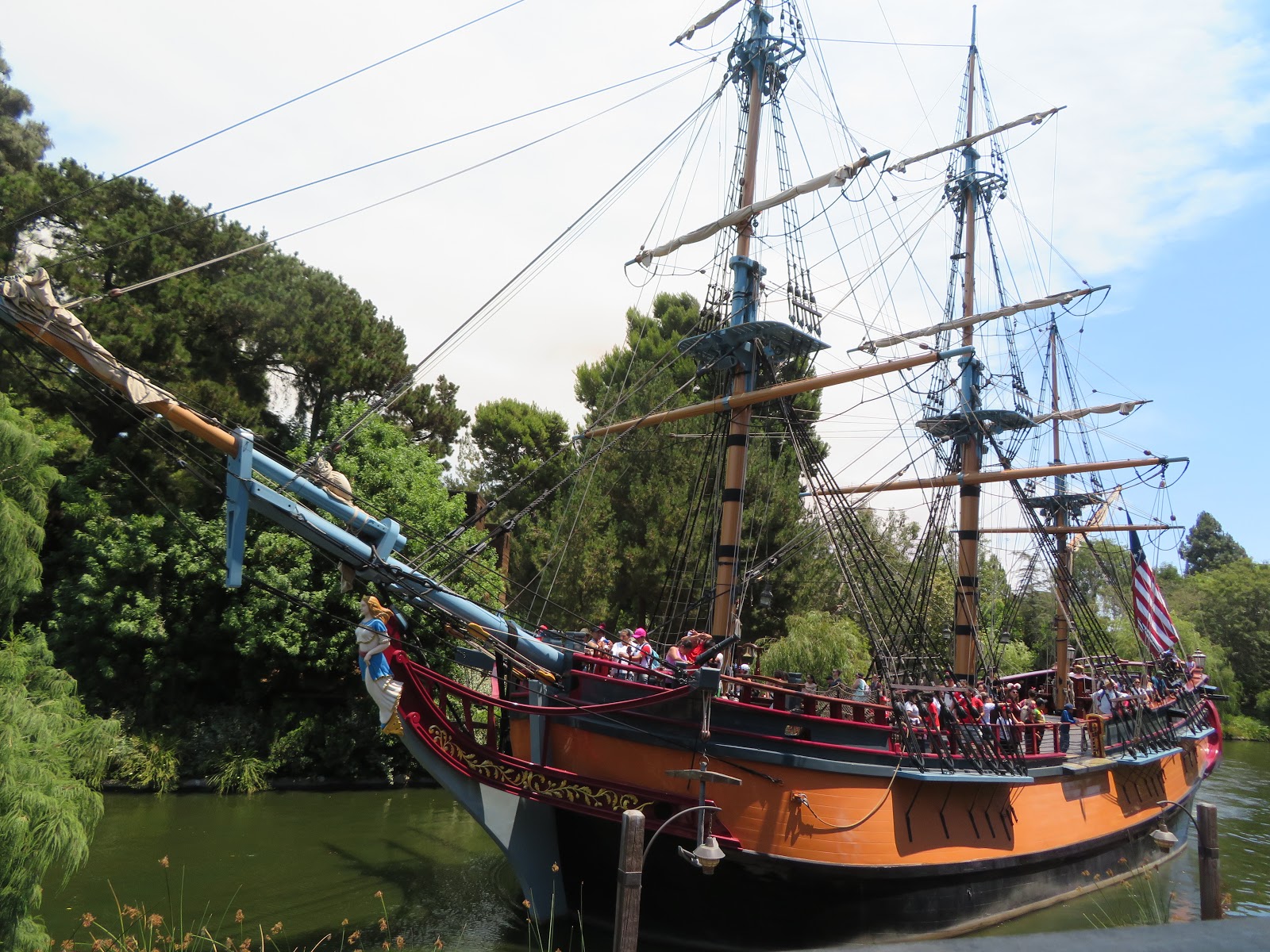 sailing ship columbia  Disneyland california