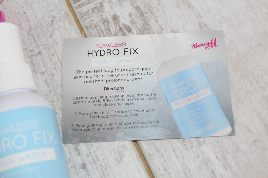 Barry M Setting Sprays and Primer Water Review & Photos Pink Paradise