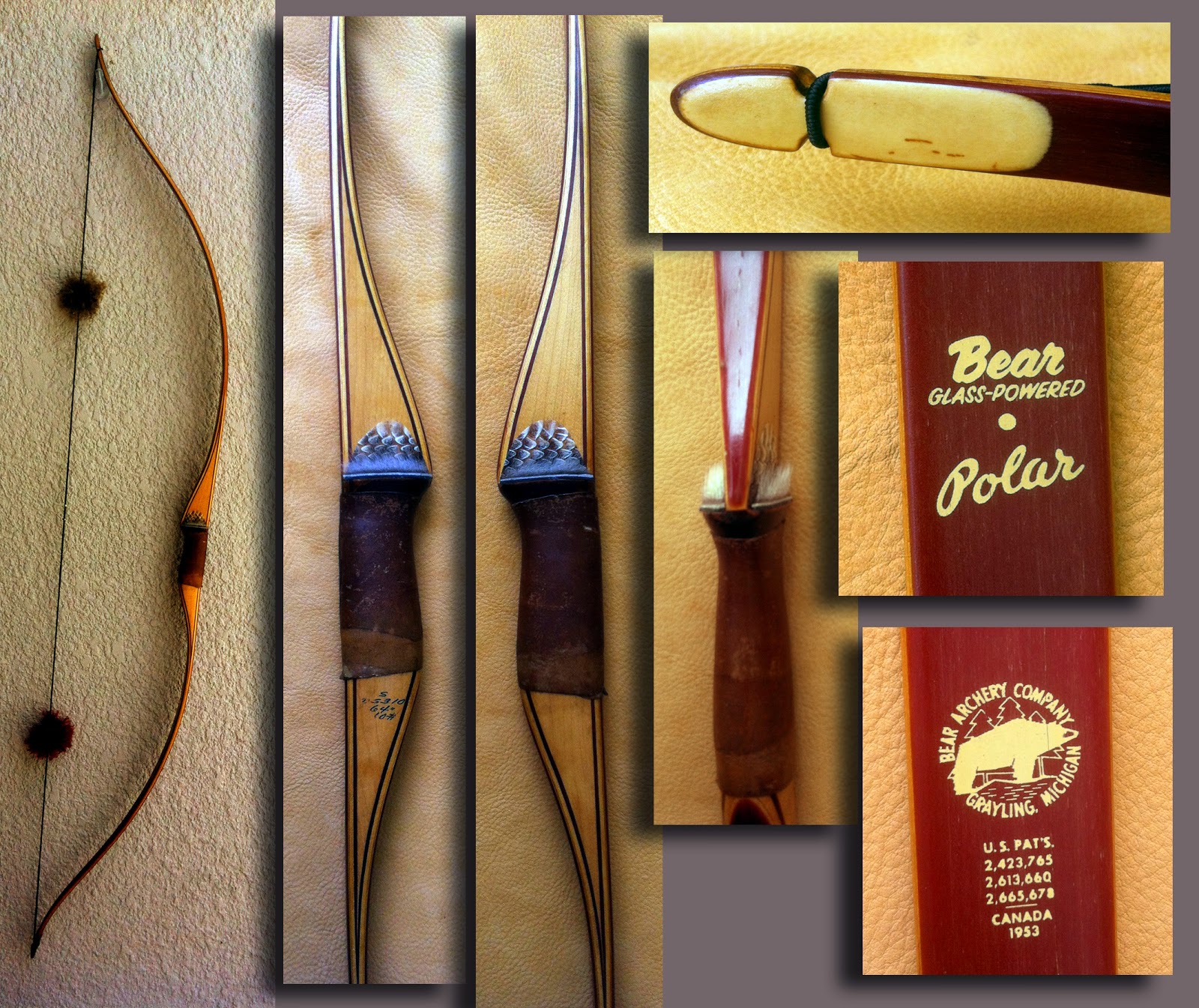 Dual Shelved Ambidextrous Bows Fred Bear's Polar Bow