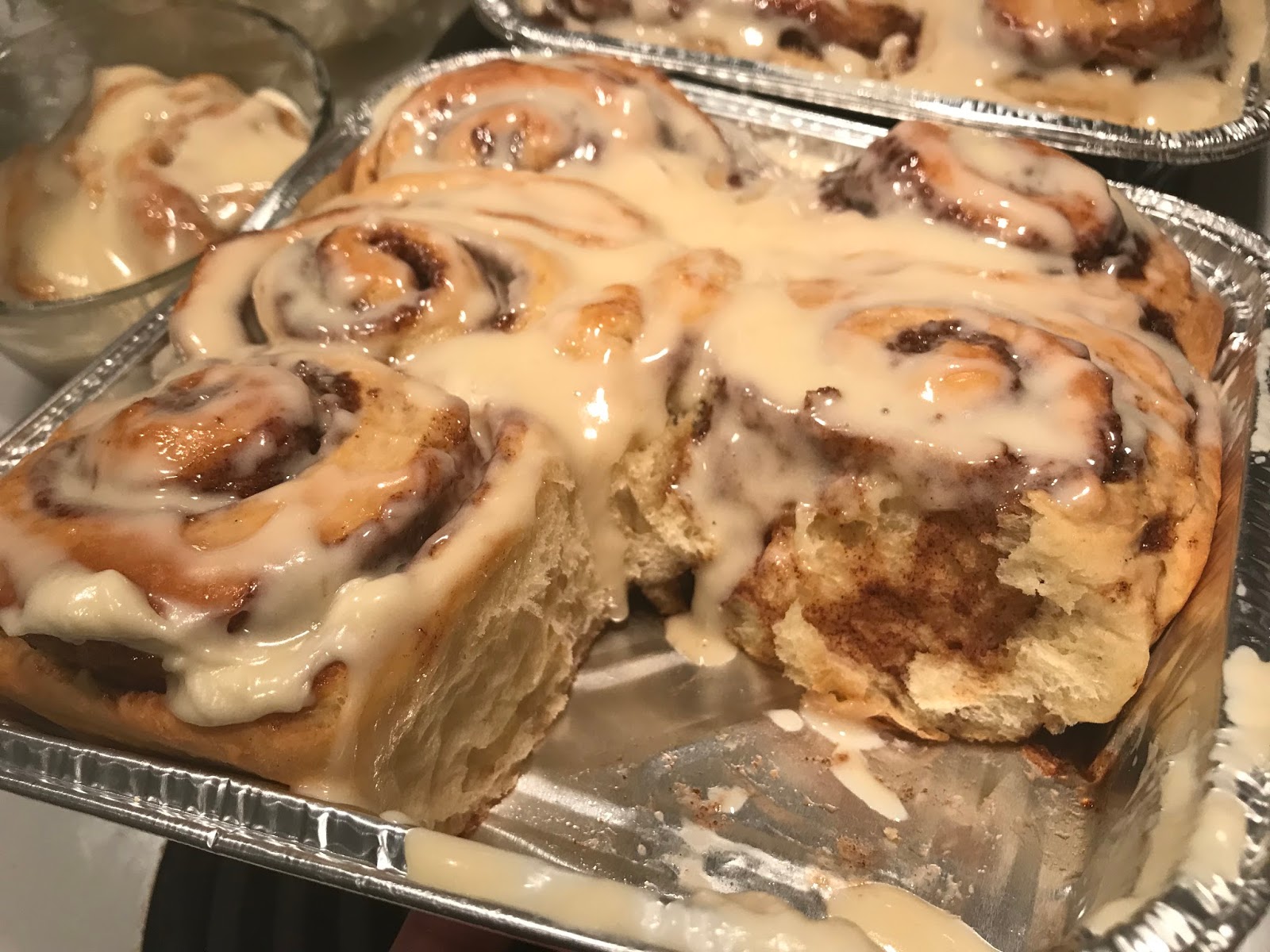 Whitney Loves to Eat Flaky Jumbo Cinnamon Rolls