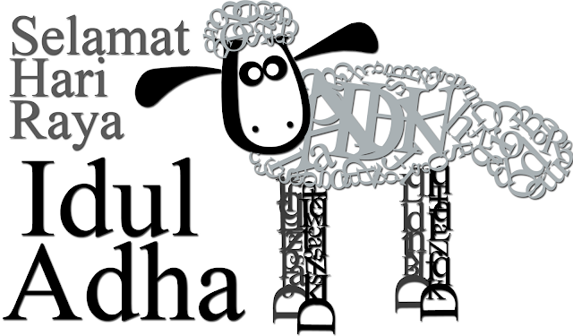 Idul Adha Typography by Rudy Arra