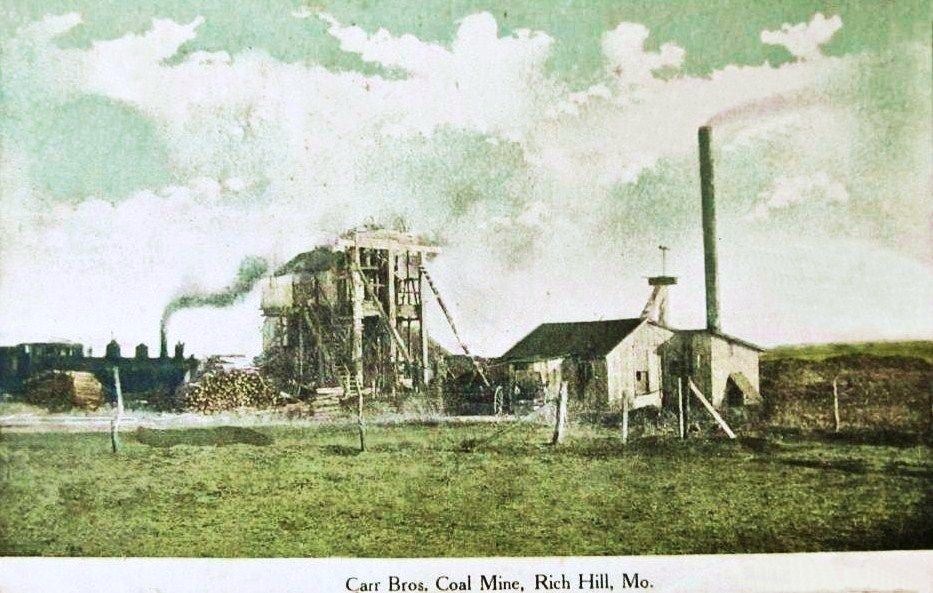Rich Hill Missouri History CARR BROS COAL MINE