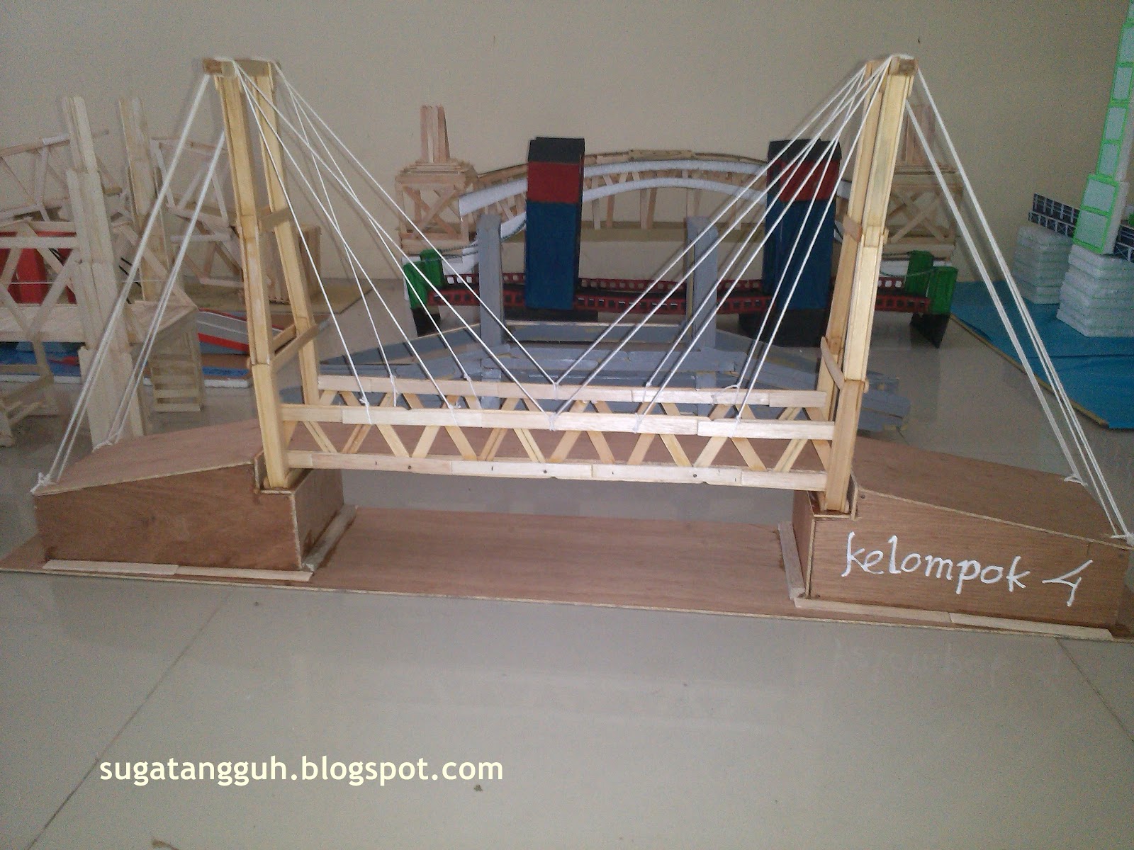 Tutorial Gambar Teknik Galeri Gambar Sketsa Miniatur Jembatan Terbaru