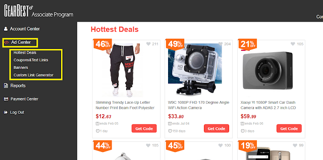 GearBest gearbest affiliate program