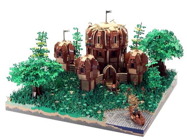fantasy fort castle building set