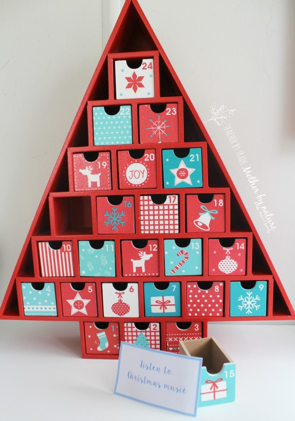 blank advent calendar