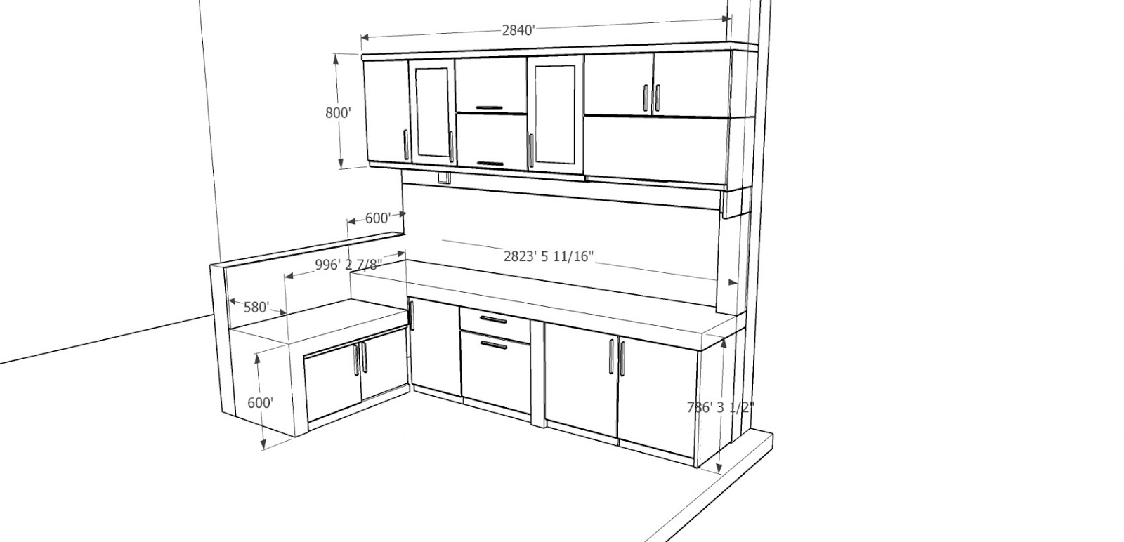 Furniture Semarang Kitchen  Set  Warna Natural Custom 