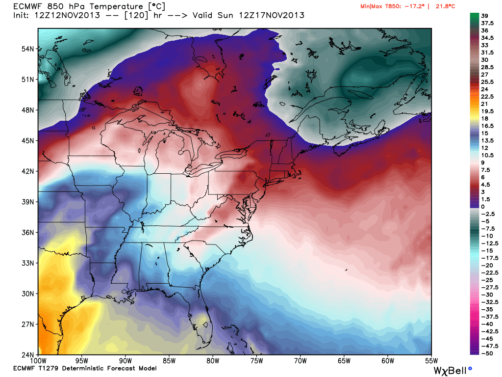 here is the euro s depiction of one mile up for next wednesday am some of the ensemble members actually have a wave of low pressure here is the euro s depiction of one mile up for next wednesday am some of the ensemble members actually have a wave of low pressure