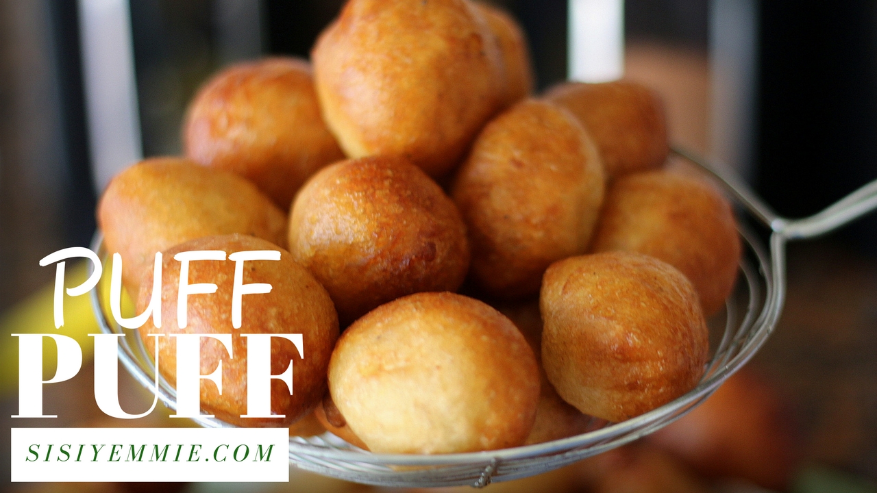 HOW TO MAKE ROUND PUFFPUFF WITHOUT USING YOUR HANDS SISIYEMMIE
