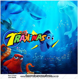 Buscando a Dory: Etiquetas para Candy Bar para Imprimir Gratis. Etiquetas de Buscando a Dory para imprimir gratis.
