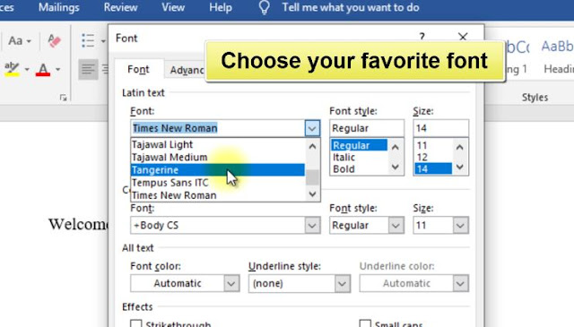 how-to-change-ms-word-default-font-encywiki
