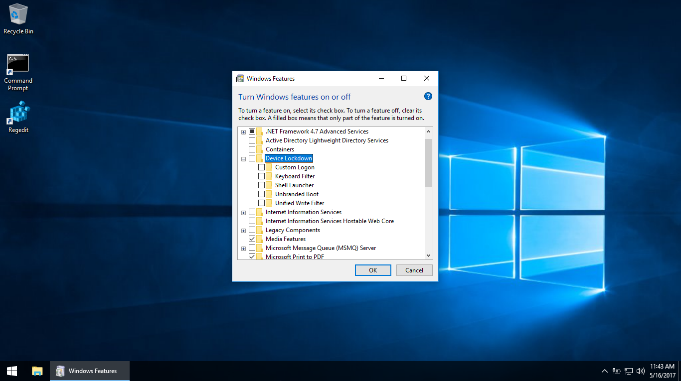 Hướng dẫn gỡ bỏ tính năng Device Lockdown trong Windows 10