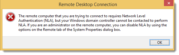 Nla Disable Remote Domain